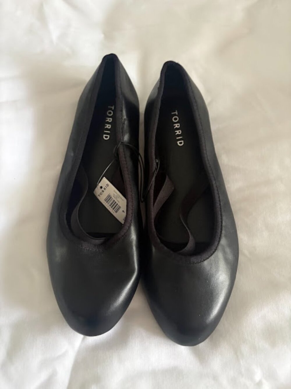 Torrid Black Flats Size 9 NWT